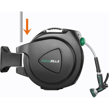 How to install AQUAZILLA Retractable Hose Reel on vinyl siding?