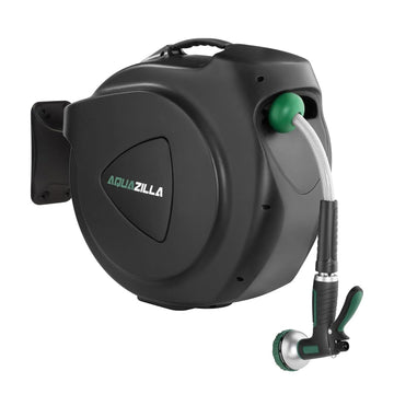 Retractable Garden Hose Reel, 100Ft x 1/2"