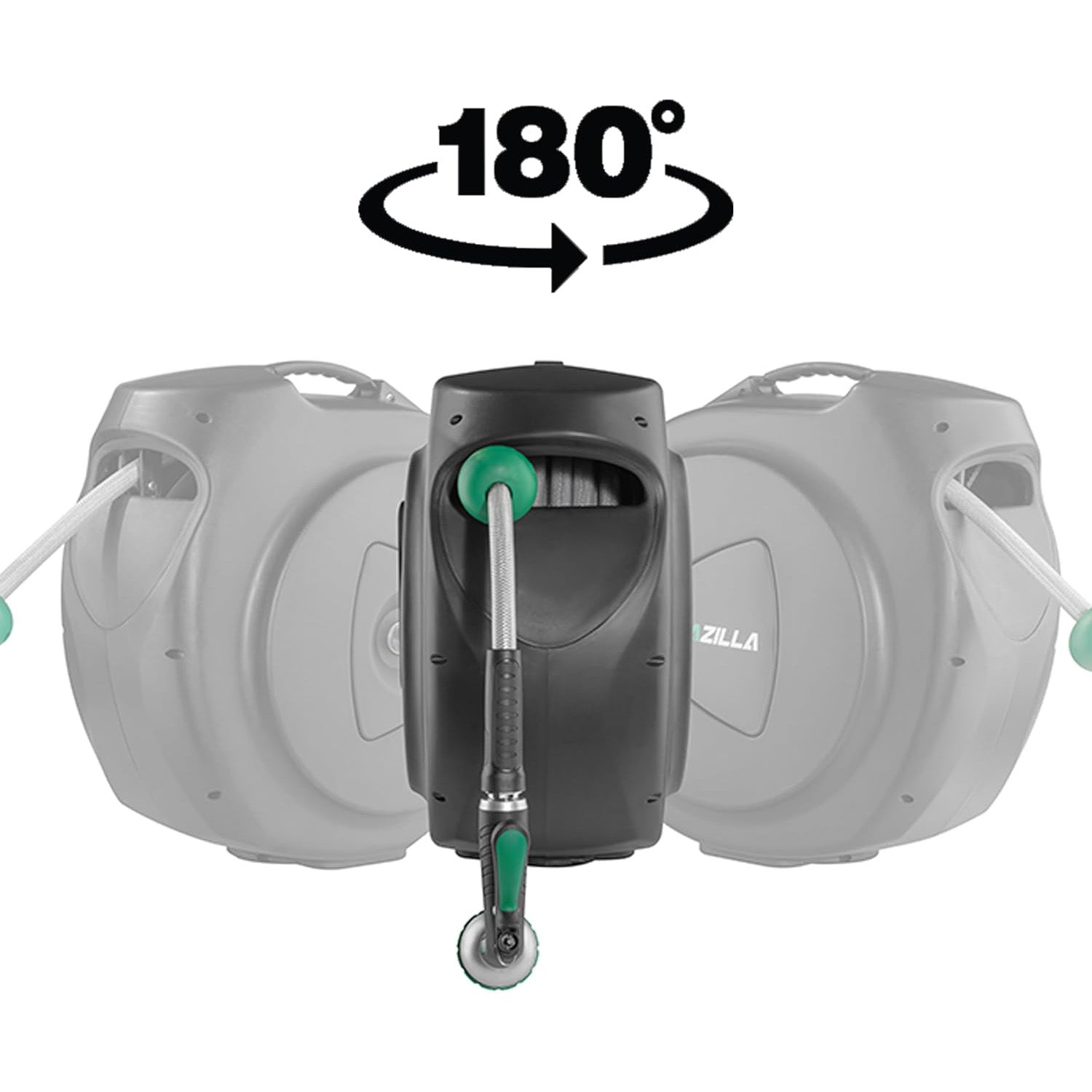 Retractable Garden Hose Reel, 120Ft x 1/2"