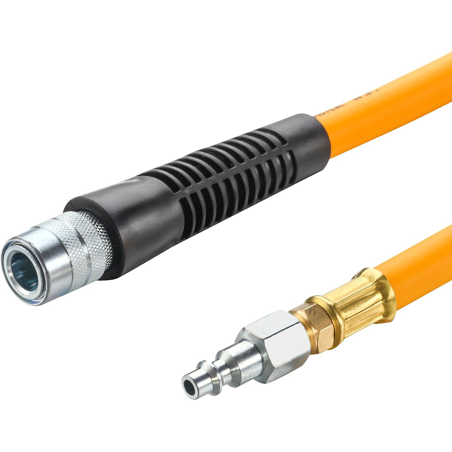 Premium Steel Retractable Air Hose Reel With Dual Arm, Hybrid Polymer Hose