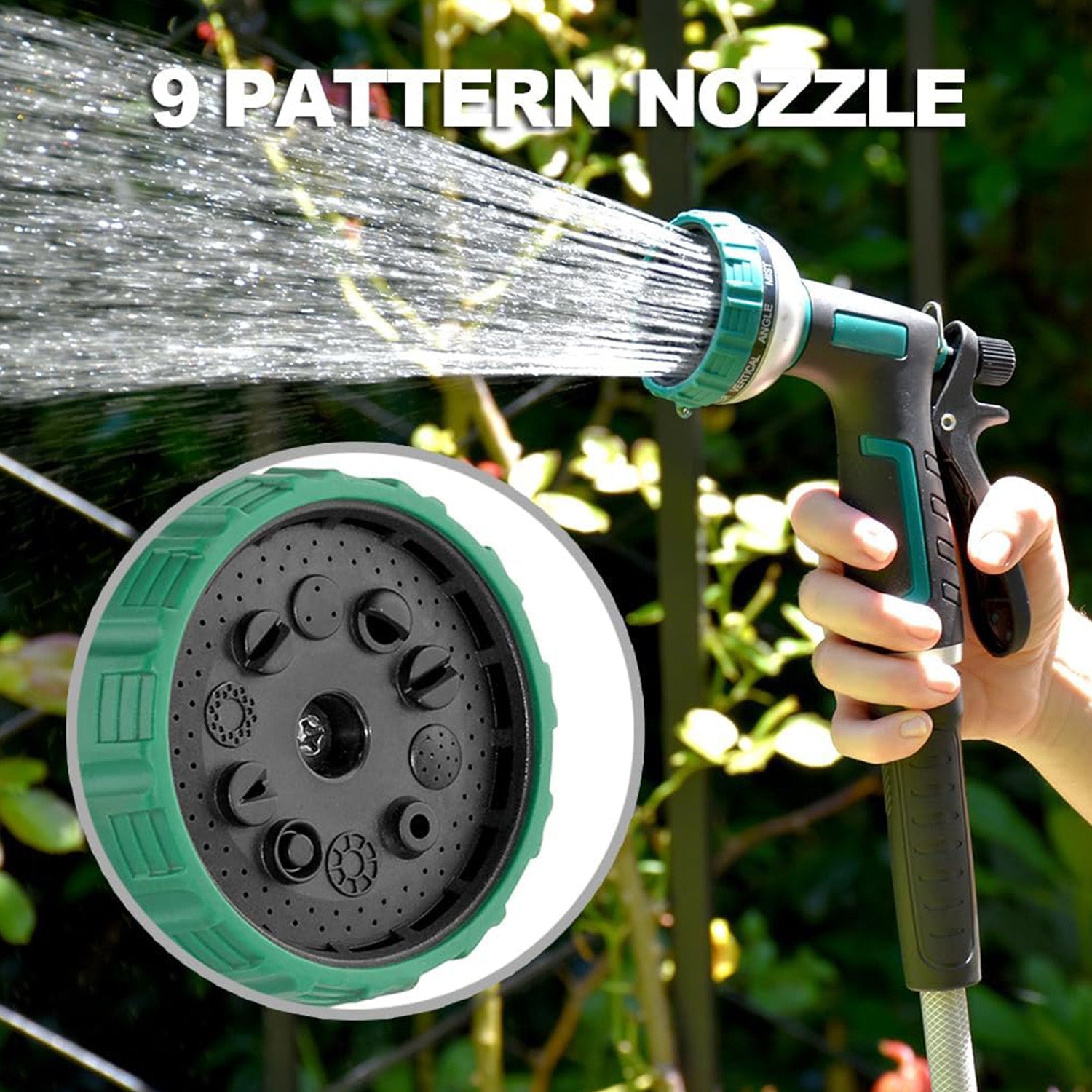 Retractable Garden Hose Reel, 120Ft x 1/2"